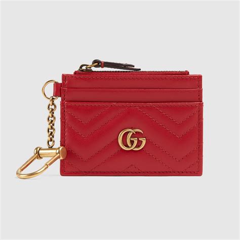 Gucci gg marmont key chain wallet